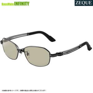 ZEQUE（ゼクー） Feiz’57 F-2004 サングラス 中古 美品 Zeque（ゼクー） F-2020 Feiz フェイズ 55 マットクローム トゥルー