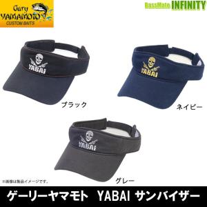 ●ゲーリーヤマモト　YABAI サンバイザー 【まとめ送料割】｜bass-infinity