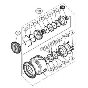 13ステラSW 5000 純正スプール シマノ（SHIMANO） ○シマノ 13ステラSW 5000XG(030641)用 純正標準