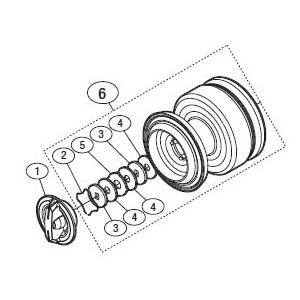 ●シマノ　14スフェロスSW8000PG(032799)用 純正標準スプール (パーツ品番13CB5...