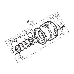 ●シマノ　15 ストラディック 4000XGM (034175)用 純正標準スプール (パーツ品番1...