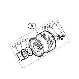 シマノ（SHIMANO） ○シマノ 16 ストラディックCI4+ 2500S (034908)用