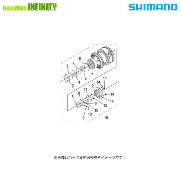 ●シマノ　24 ストラディック SW 6000XG (047427)用 純正標準スプール (パーツ品...