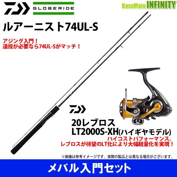 【メバル入門セット】●ダイワ ルアーニスト 74UL-S＋ダイワ　20 NEW レブロス LT200...