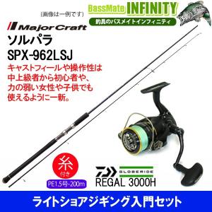 ●メジャークラフト　ソルパラ SPX-962LSJ＋ダイワ 16 リーガル