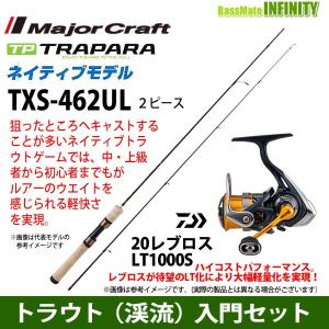 【トラウト（渓流）入門セット】●メジャークラフト　トラパラ TXS-462UL ネイティブモデル (...