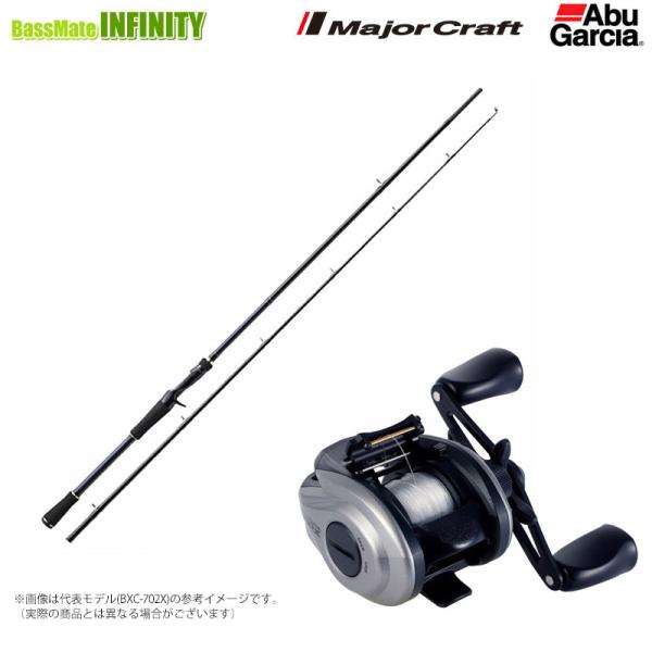 【ナイロン3号(110m)糸付き】【バス釣り入門セット】●メジャークラフト　バスパラ BXC-662...