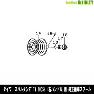 ●ダイワ　スパルタンRT TW 100SH(4960652196277)用 純正標準スプール (部品...