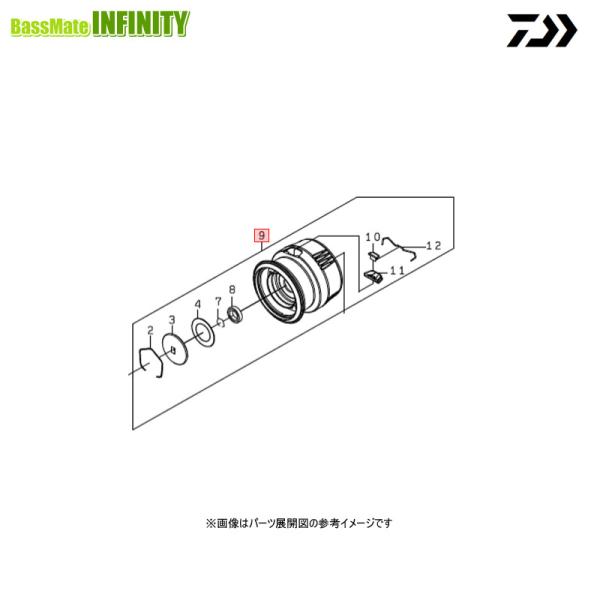 ●ダイワ　23 エアリティ LT2500S-DH(4550133110597)用 純正標準スプール ...