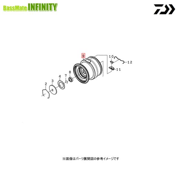 ●ダイワ　22 イグジスト LT2500S-DH(4550133109416)用 純正標準スプール ...