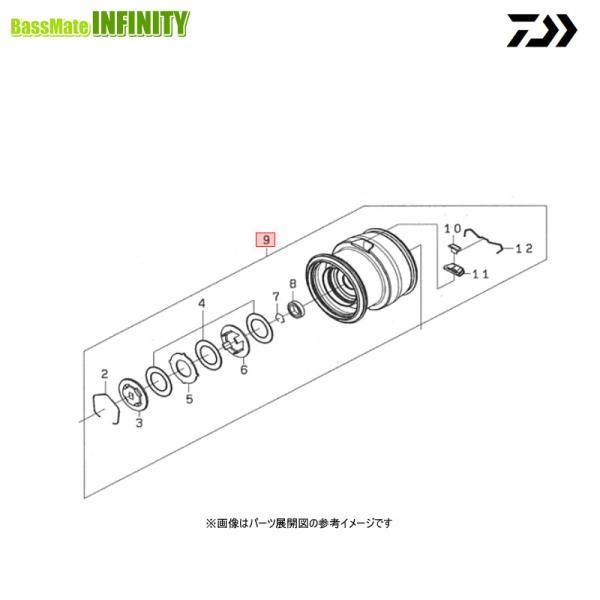 ●ダイワ　22 イグジスト LT3000-H(4550133326011)用 純正標準スプール (部...