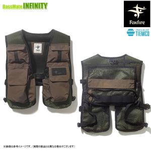 FoxFire　旧ロゴ　フォックスファイヤーフィッシングメッシュベスト　X L Foxfire『フィッシングベスト』XLサイズ・釣り フライ フォックス