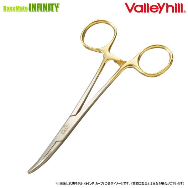 ●バレーヒル　ファインフォーセップ 6インチ (カーブ) 【メール便配送可】 【まとめ送料割】