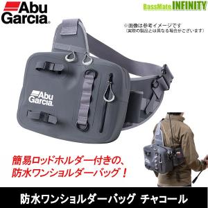 ●アブガルシア Abu　防水ワンショルダーバッグ チャコール 【まとめ送料割】｜bass-infinity