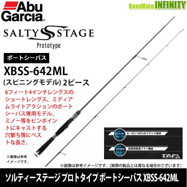 ●アブガルシア　ソルティーステージ プロトタイプ ボートシーバス XBSS-642ML (スピニング...