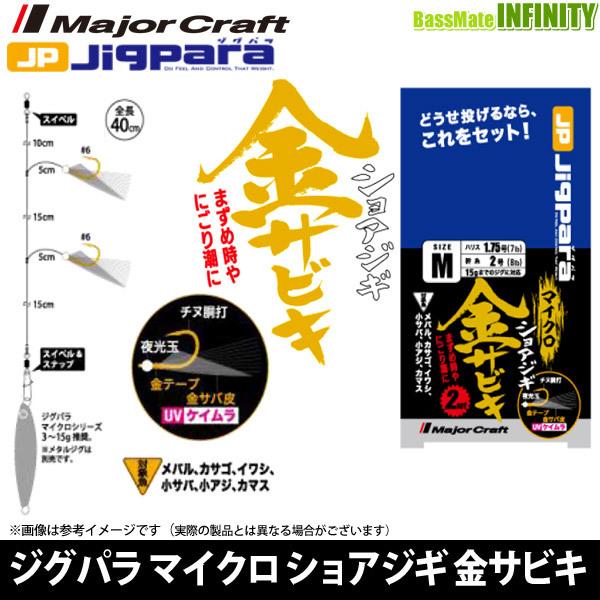 ●メジャークラフト　ジグパラ マイクロ ショアジギ 金サビキ JPSM-SABIKI GOLD 【メ...