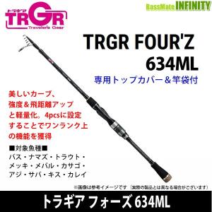 ●エイテック　TRGR トラギア フォーズ 634ML (スピニングモデル) 【まとめ送料割】｜bass-infinity