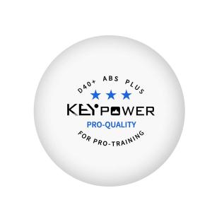 Homraku卓球ボール 練習用 試合用 ピンポン玉 ボール 専門三ツ星レベル 40mm プラスチック(ABS樹脂) (50個入り-白-PRO)｜bass