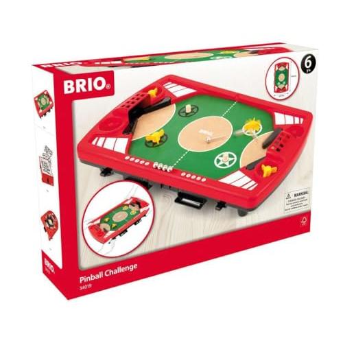 BRIO (ブリオ) ピンボールバトル 対戦式 (木のおもちゃ 知育玩具 ボードゲーム) 34019