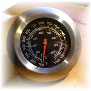 摂氏800℃・華氏1500F【温度計・正円・ね...の詳細画像1