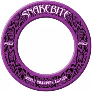 ダーツ ボード サラウンド Red Doragon Snakebite World Champion 2020 Dartboard Surround - Purple｜bat-store