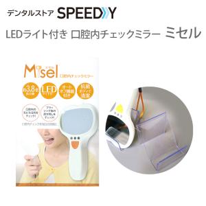 口腔内チェックミラー ミセル 専用スタンド付き LED メール便不可