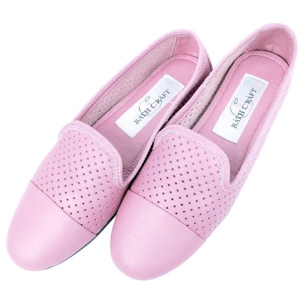 No.578802 バスクラフト パンチング フラットシューズ 138.ラベンダー※返品・交換不可