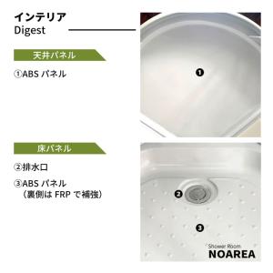 シャワーユニット Noareaシリーズ NH-...の詳細画像5