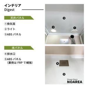 シャワーユニット Noareaシリーズ NH-...の詳細画像4