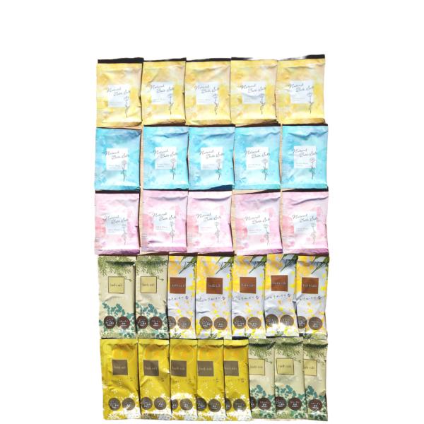 色々なバスソルトが楽しめる　たっぷり福袋３０個セット（入浴剤）　　　大量/プレゼント/バラエティー/...