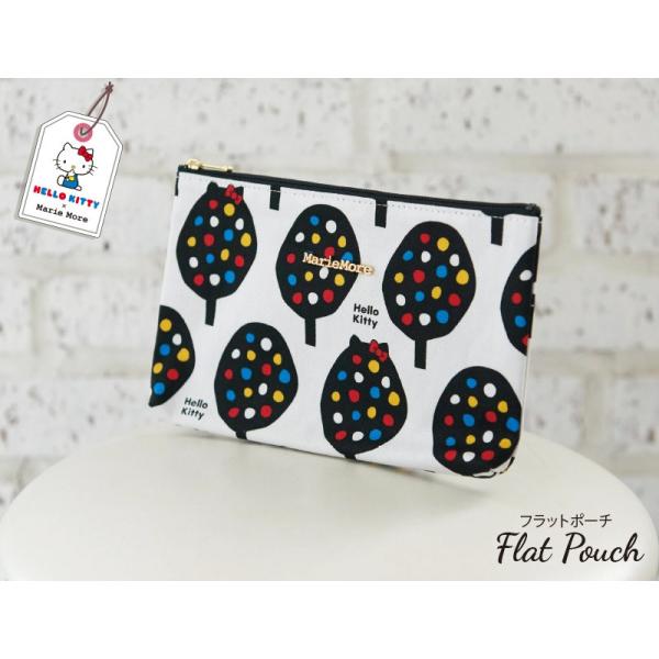 ハローキティ サンリオ 大人 通帳が入るフラットポーチ メアリーモア かくれんぼキティ mm-003...