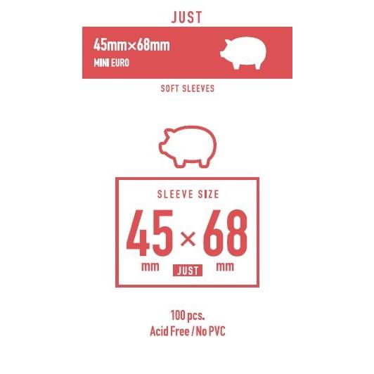 Engamesスリーブ ミニユーロ-ジャスト-サイズソフト 45*68mm
