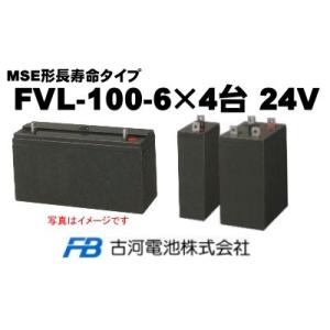 FVL-100-6×4台【古河電池】《送料無料》制御弁式据置...