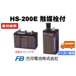HS-200E触媒栓付【古河電池】《送料無料》メーカー直送対応品　据置鉛蓄電池HS形（バッテリー） (HS200E) 2V 200Ah