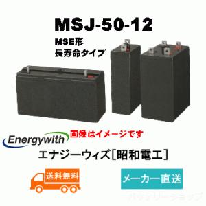 MSJ-50-12【エナジーウィズ】（昭和電工・日立化成・新神戸）《送料無料》メーカー直送　 (MSJ50-12) 12V 50Ah｜battery-shop