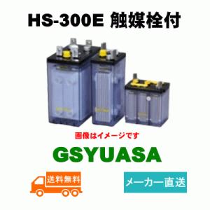 HS-300E触媒栓付【GSユアサ】《送料無料》メーカー直送　据置鉛蓄電池HS形（バッテリー） (H...