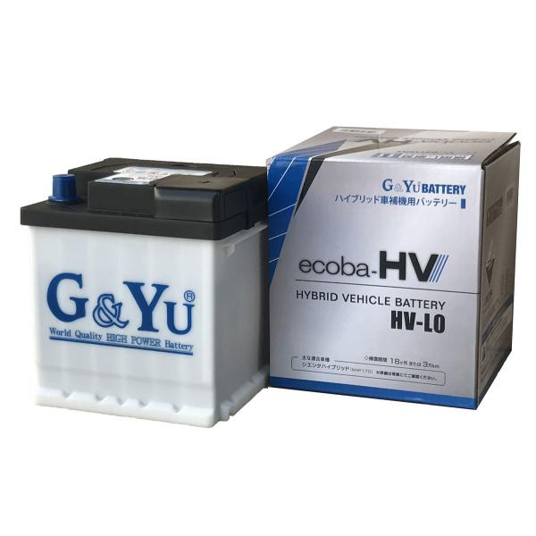 HV-L0  G&amp;Yu [ジーアンドユー] バッテリー　ecoba-HV（エコバハイブリッド）シリー...