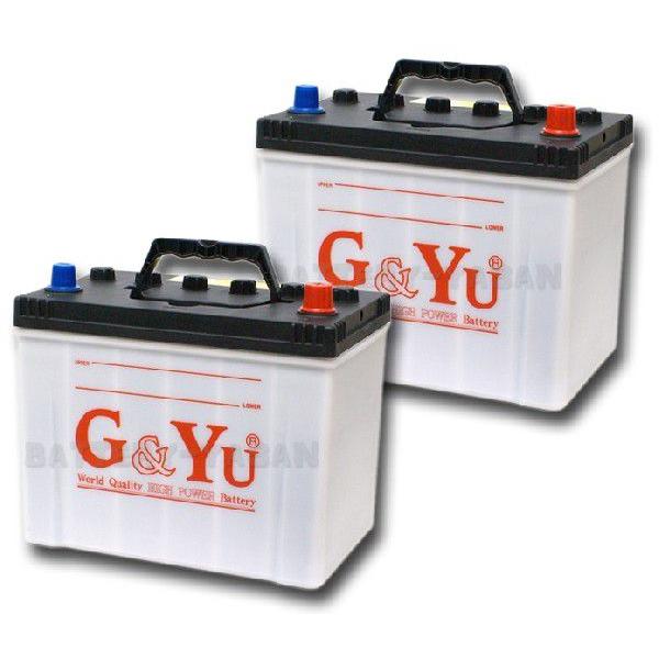 G&amp;Yu [ジーアンドユー] バッテリー PRO-D26L （お得な２個セット）　集配者・バス・トラ...