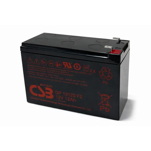 G&amp;Yu GP12120 F1端子アダプター装着 小型制御弁式鉛蓄電池 12V 12Ah 密閉型 V...