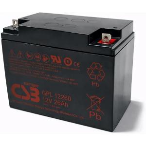 G&amp;Yu GPL12260 B3B端子 小型制御弁式鉛蓄電池 12V 26Ah 密閉型 VRLA U...