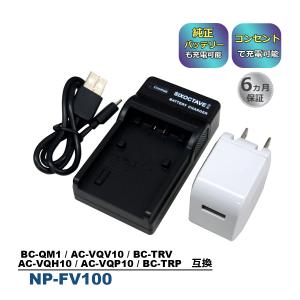 NP-FV100 NP-FV100A NP-FV50 NP-FV70 対応 Sony ソニー互換USB充電器