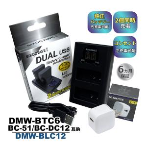 Panasonic バッテリー＋充電器 Panasonic DMW-BLK22 パナソニック 互換デュアルUSB充電器 DMW