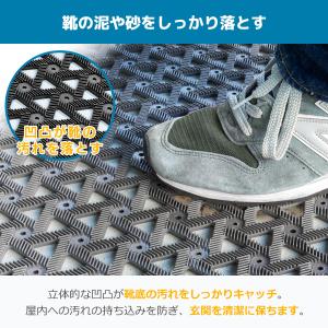 玄関マット 屋外 RK ラバーマット 泥落とし...の詳細画像1