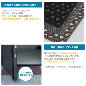 玄関マット 屋外 RK ラバーマット 泥落とし...の詳細画像4