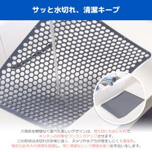 シンクマット シリコン 撥水 耐熱 最大230...の詳細画像3