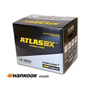 AGM LN2 60Ah Hankook Atlas bx バッテリー SA56020 ( 5609...