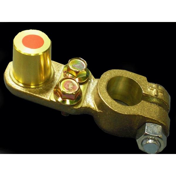 OPTIMA バッテリー オプションパーツ　真鍮オフセットターミナル+側  GTP-031 大ポール...