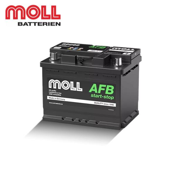 モル AFB(AGM) LN2 66Ah 680CCA MOLL 86066 最先端バッテリー ドイ...