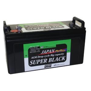 OPTIMAX スーパーブラック SB12-130 ディープサイクル バッテリー キャンピング フィ...