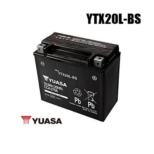 YTX20L-BS 台湾 ユアサ シールド型 バイク バッテリー